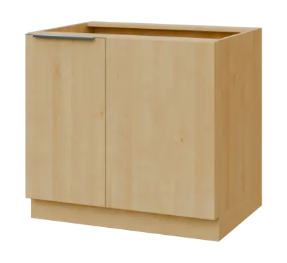 SISR - 9 spodní skříňka, rohová, 1-dveřová, levá, 870x900x600, javor horský